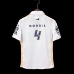 McLaren 2021 F1 white Polo Shirt - Image 2