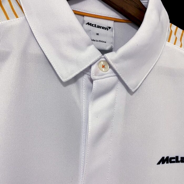 McLaren 2021 F1 white Polo Shirt - Image 4