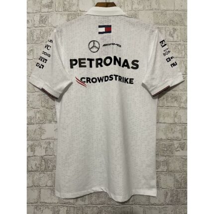 Mercedes 2024 F1 white POLO – view 2