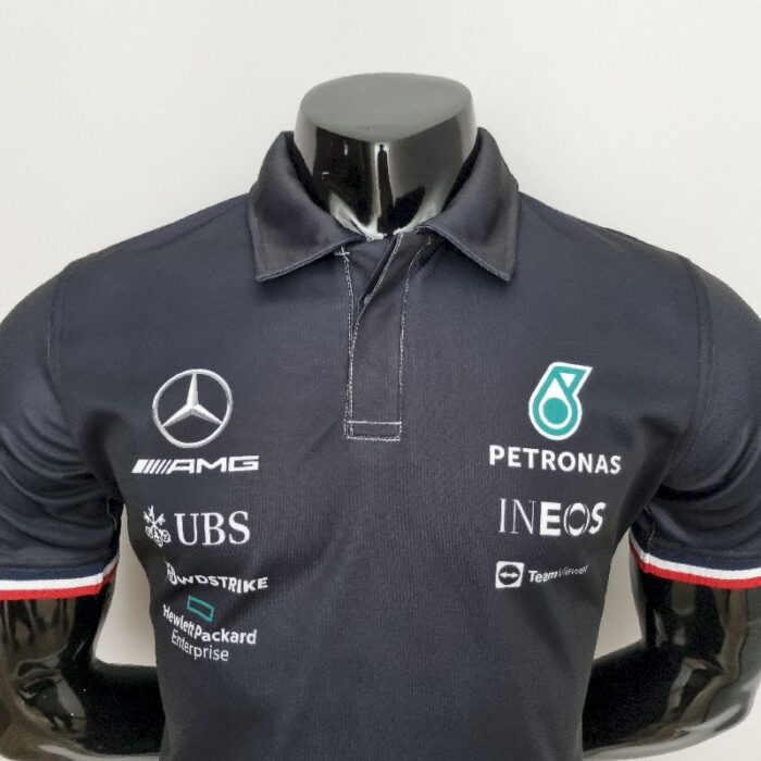 Mercedes Benz 2022 F1 #63 balck Polo - Image 5