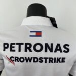 Mercedes Benz 2023 F1 white Polo Shirt - Image 3
