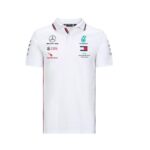 Mercedes Benz AMG 2020 F1 white Polo Shirt