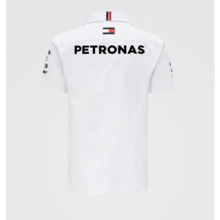 Mercedes Benz AMG 2021 F1 white Polo Shirt – view 2