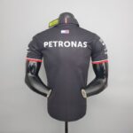 Mercedes Benz AMG F1 black Polo Shirt - Image 2