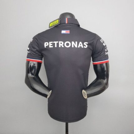 Mercedes Benz AMG F1 black Polo Shirt – view 2