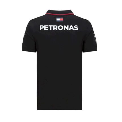 Mercedes Benz AMG F1 black Polo Shirt (2) – view 2