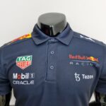 Red B-ull 2022 F1 blue polo Shirt - Image 5