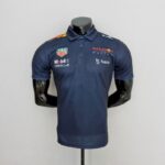 Red B-ull 2022 F1 blue polo Shirt - Image 4