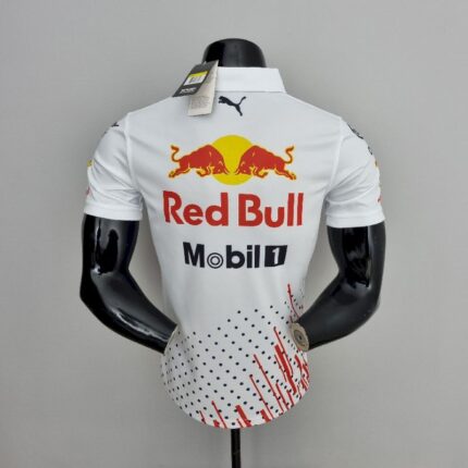 Red B-ull 2022 F1 white Polo Shirt – view 2