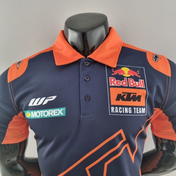 Redbull KTM Motorcycle Polo Shirt - Image 4