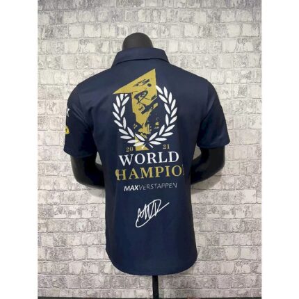 RedB-ull team 202 F1 blue champions Polo Shirt – view 2
