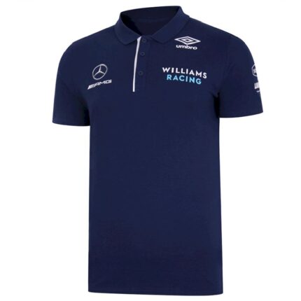 Williams team 2021 F1 blue polo