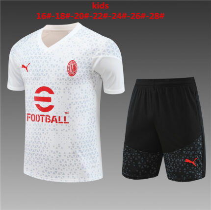 Kids AC Milan 2023/24 Training Jersey+Short 14001