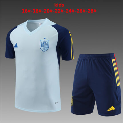Kids Spain 2024/25 Training Jersey+Short 14001