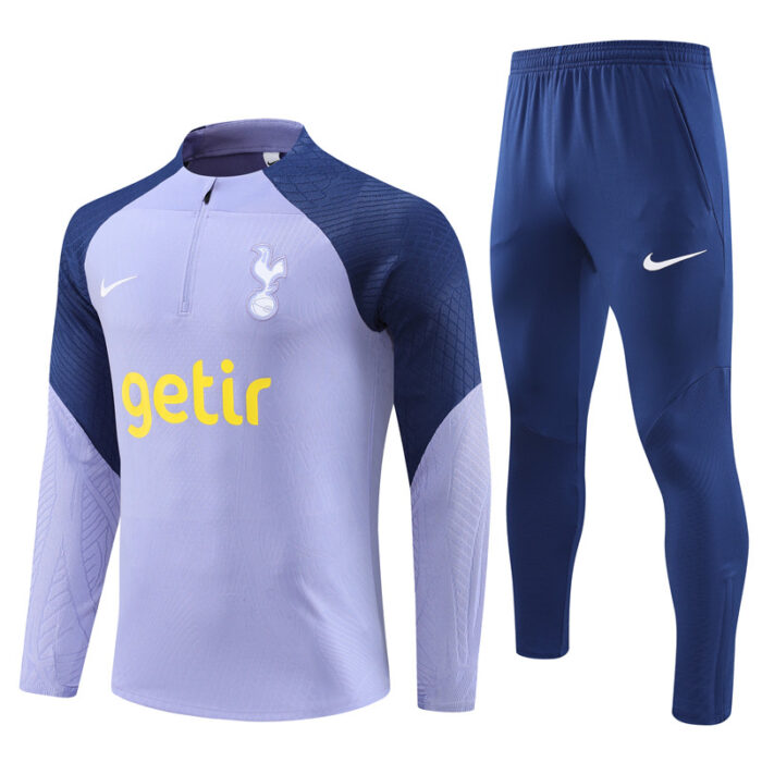 Mens Tottenham Hotspur 2024/25 Half-Zip Sweater+Pant 14001 - Image 5