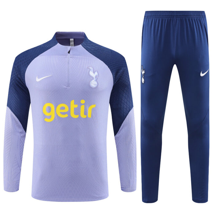 Mens Tottenham Hotspur 2024/25 Half-Zip Sweater+Pant 14001 - Image 4
