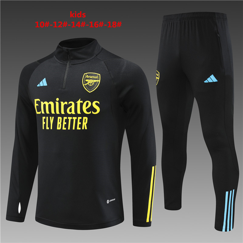 Kids Arsenal 2023/24 Half-Zip Sweater+Pant 14001 - Image 1