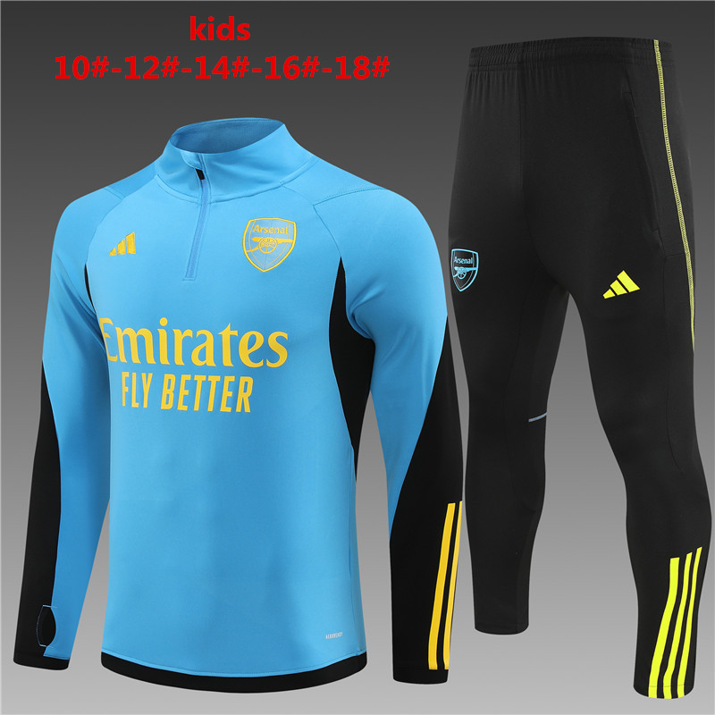 Kids Arsenal 2023/24 Half-Zip Sweater+Pant 14001 - Image 1