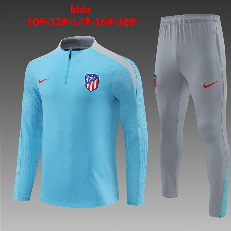 Kids Atletico Madrid 2023/24 Half-Zip Sweater+Pant 14001 - Image 1