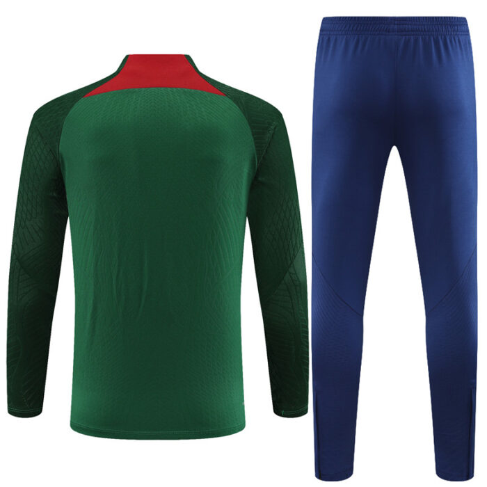 Mens Portugal 2024/25 Half-Zip Sweater+Pant 14001 - Image 2