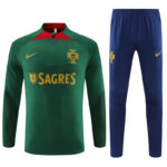 Mens Portugal 2024/25 Half-Zip Sweater+Pant 14001