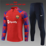 Kids Barcelona 2023/24 Half-Zip Sweater+Pant 14001