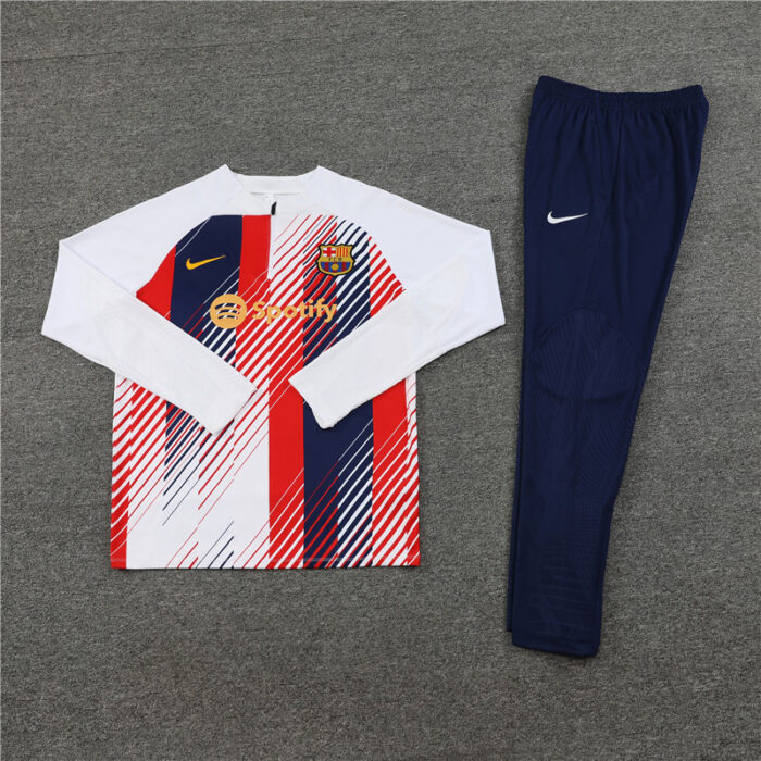 Kids Barcelona 2023/24 Half-Zip Sweater+Pant 14001 - Image 2