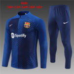 Kids Barcelona 2023/24 Half-Zip Sweater+Pant 14001