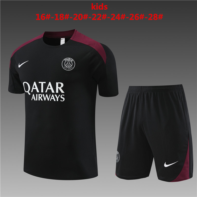 Kids Paris Saint-Germain 2024/25 Training Jersey+Short 14001 - Image 1