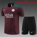 Kids Paris Saint-Germain 2024/25 Training Jersey+Short 14001