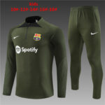Kids Barcelona 2023/24 Half-Zip Sweater+Pant 14001
