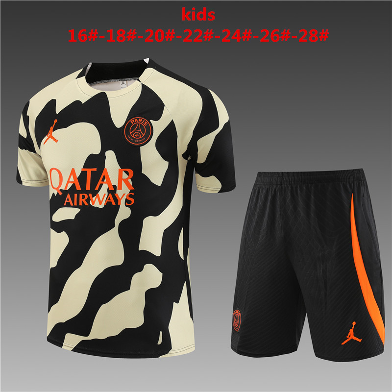 Kids Paris Saint-Germain 2024/25 Training Jersey+Short 14001 - Image 1