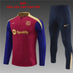 Kids Barcelona 2023/24 Half-Zip Sweater+Pant 14001