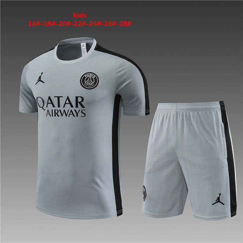 Kids Paris Saint-Germain 2024/25 Training Jersey+Short 14001 - Image 1