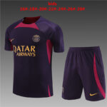 Kids Paris Saint-Germain 2024/25 Training Jersey+Short 14001