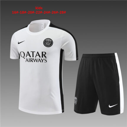 Kids Paris Saint-Germain 2024/25 Training Jersey+Short 14001