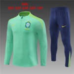 Kids Brazil 2023/24 Half-Zip Sweater+Pant 14001