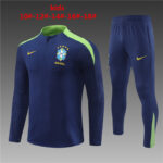 Kids Brazil 2023/24 Half-Zip Sweater+Pant 14001