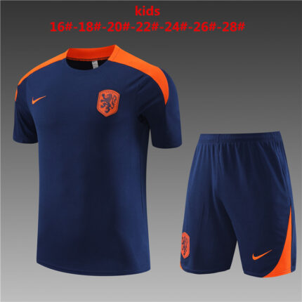 Kids Netherlands 2024/25 Training Jersey+Short 14001