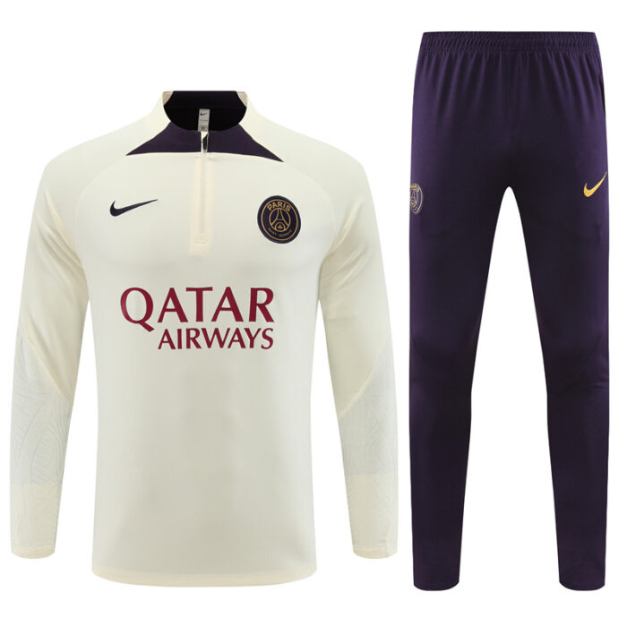 Mens Paris Saint-Germain 2024/25 Half-Zip Sweater+Pant 14001 - Image 4