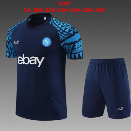 Kids Napoli 2023/24 Training Jersey+Short 14001