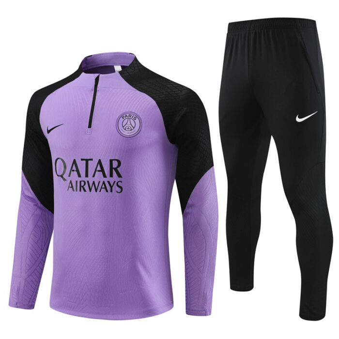 Mens Paris Saint-Germain 2024/25 Half-Zip Sweater+Pant 14001 - Image 5