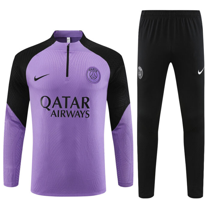 Mens Paris Saint-Germain 2024/25 Half-Zip Sweater+Pant 14001 - Image 4