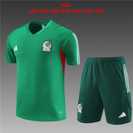 Kids Mexico 2023/24 Training Jersey+Short 14001