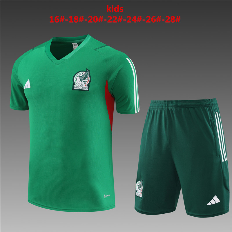 Kids Mexico 2023/24 Training Jersey+Short 14001