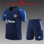Kids Manchester United 2023/24 Training Jersey+Short 14001