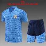 Kids Manchester City 2023/24 Training Jersey+Short 14001