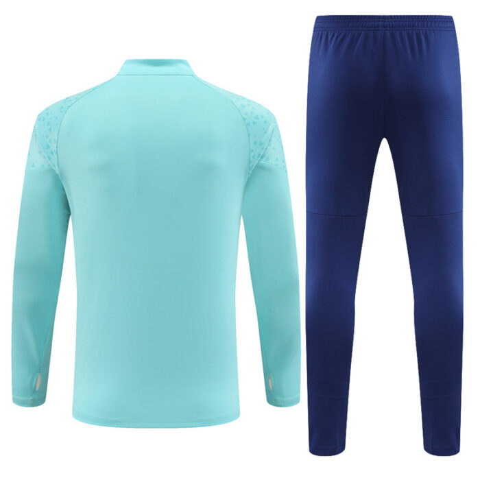 Mens Olympique Marseille 2023/24 Half-Zip Sweater+Pant 14001 - Image 2