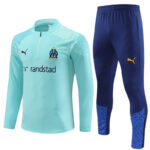 Mens Olympique Marseille 2023/24 Half-Zip Sweater+Pant 14001 - Image 3