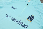 Mens Olympique Marseille 2023/24 Half-Zip Sweater+Pant 14001 - Image 5